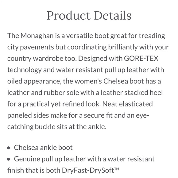 NWOT Dubarry Monaghan Chelsea Boots sz 38 (7.5) - Picture 11 of 13